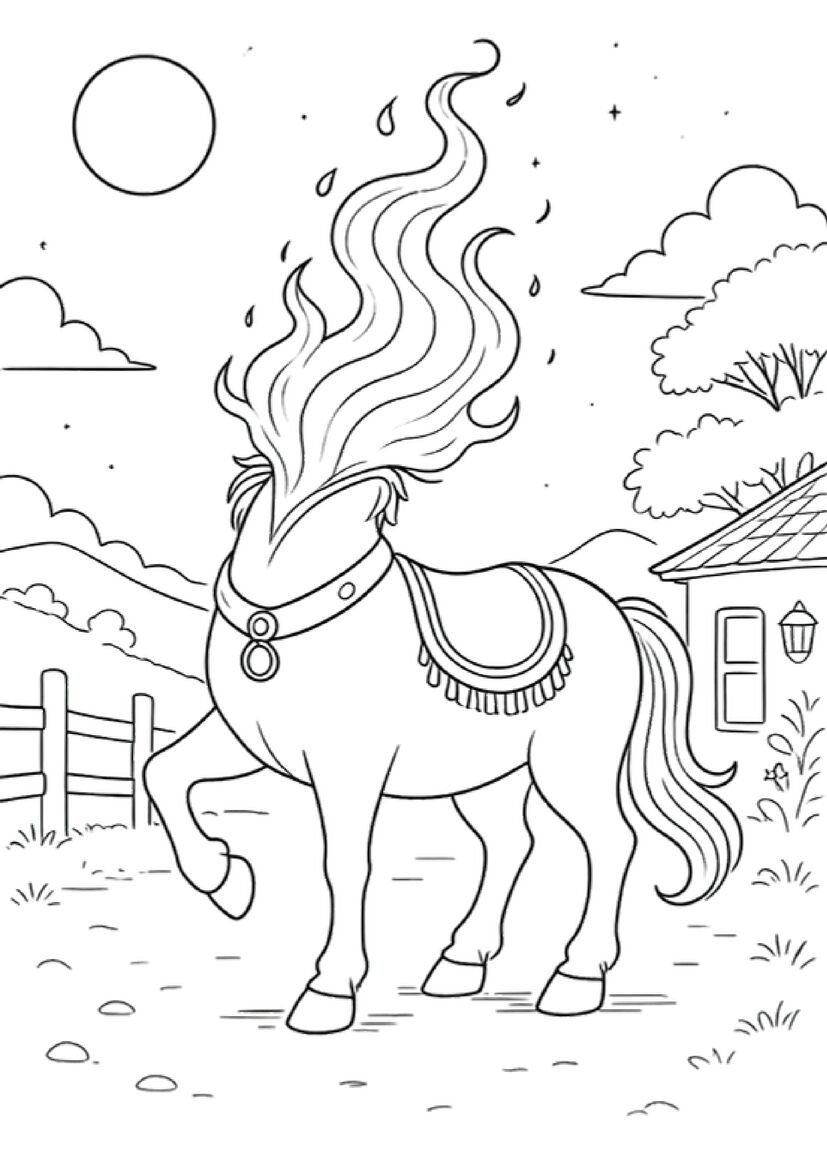 personagens folclore para colorir atividade escolar página 8